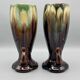 Pair of Art Deco / mid-century vases – Belgian earthenware (attributed to Thulin) 28cm