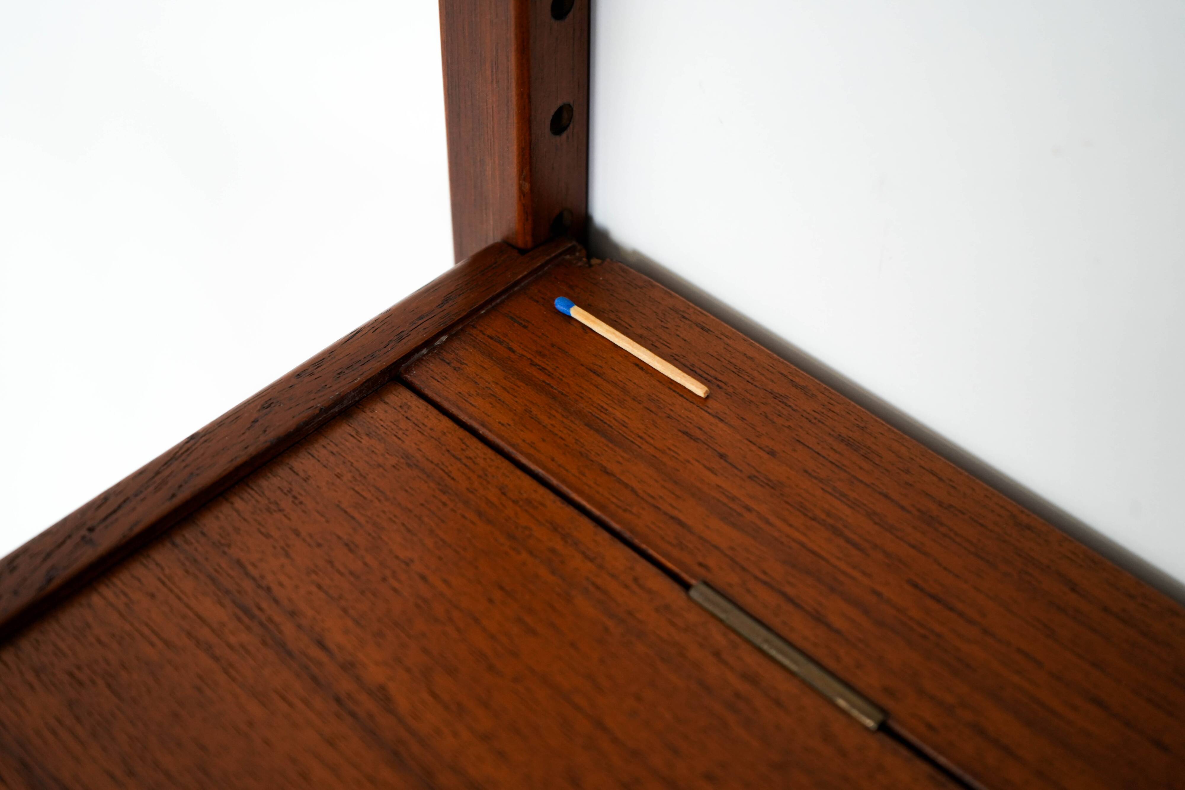 Teak modular shelving unit, Danish design, 1960s, manufactured by Hansen &