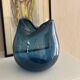 Blown glass ball vase