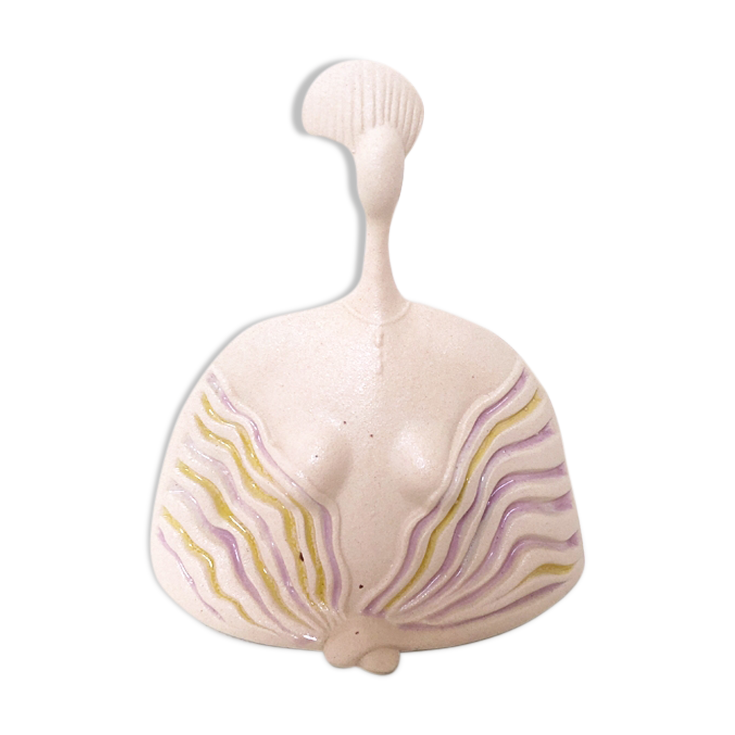 Buste femme rose , ceramiche chiminazzo, 1970