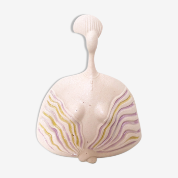 Bust pink woman, ceramiche chiminazzo, 1970