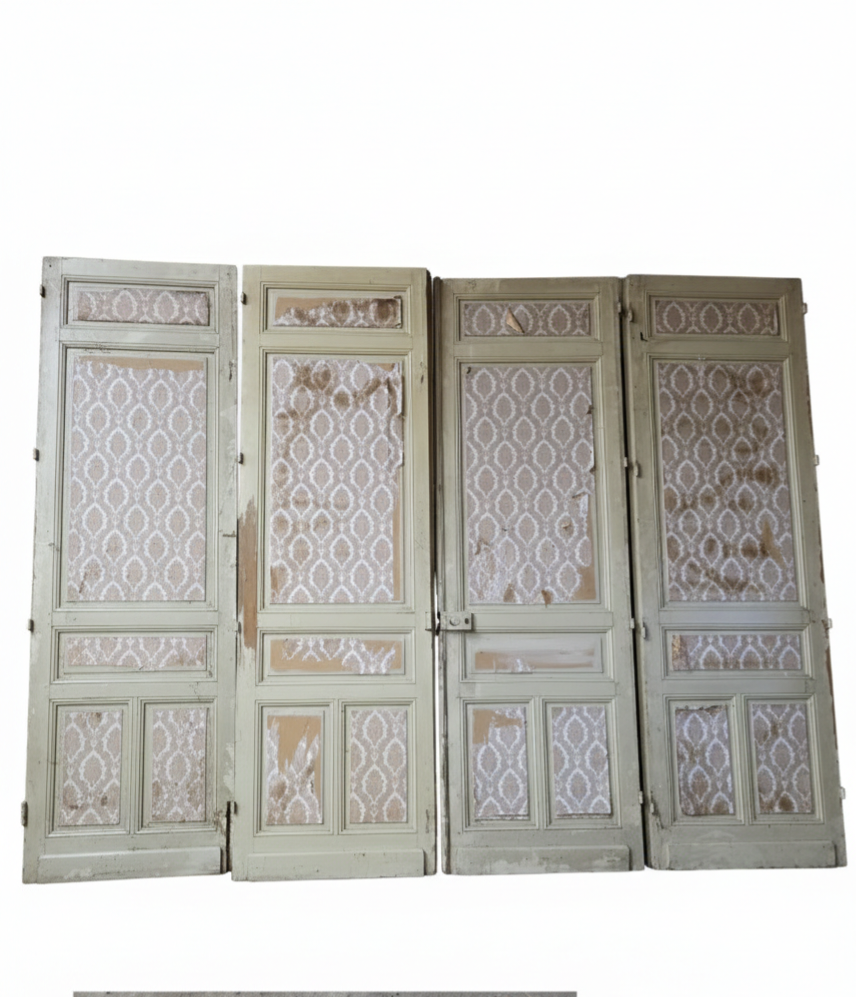 4 old partition doors from the 19th century