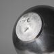 Vase bulbe en aluminium poli, moyen