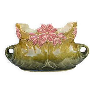 Jardinière en barbotine - art