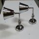 Pair of chrome wall lamps Maison du Monde