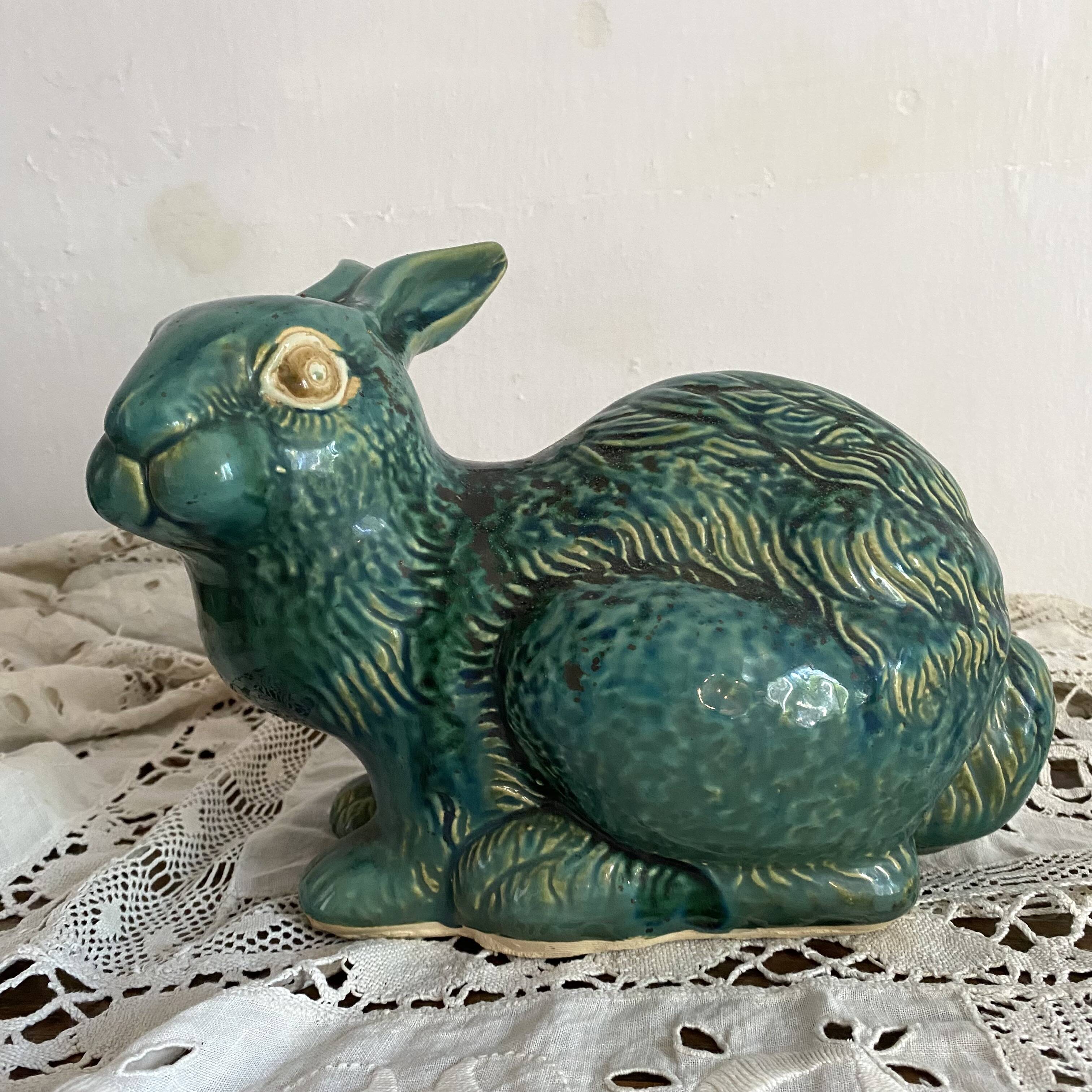 Large ceramic rabbit