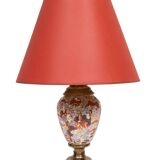 pair Satsuma Table Lamps Japan 1950s