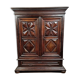 LXIII period cabinet with diamond points in molded walnut / 17th century