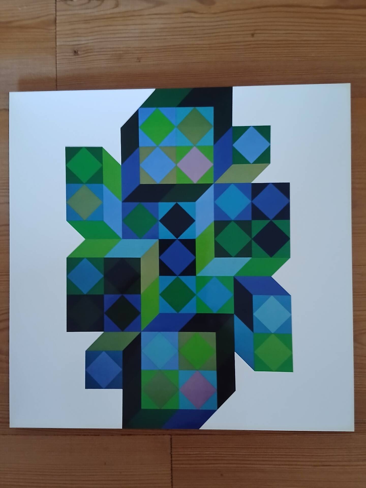 Victor Vasarely silkscreen published by du griffon