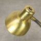 Vintage Italian Brass Gooseneck Table Lamp
