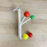 Multicolored ball door hook