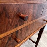 3-drawer commode in Rio rosewood, origin Denmark.