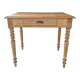 Farmhouse style side table in solid wood