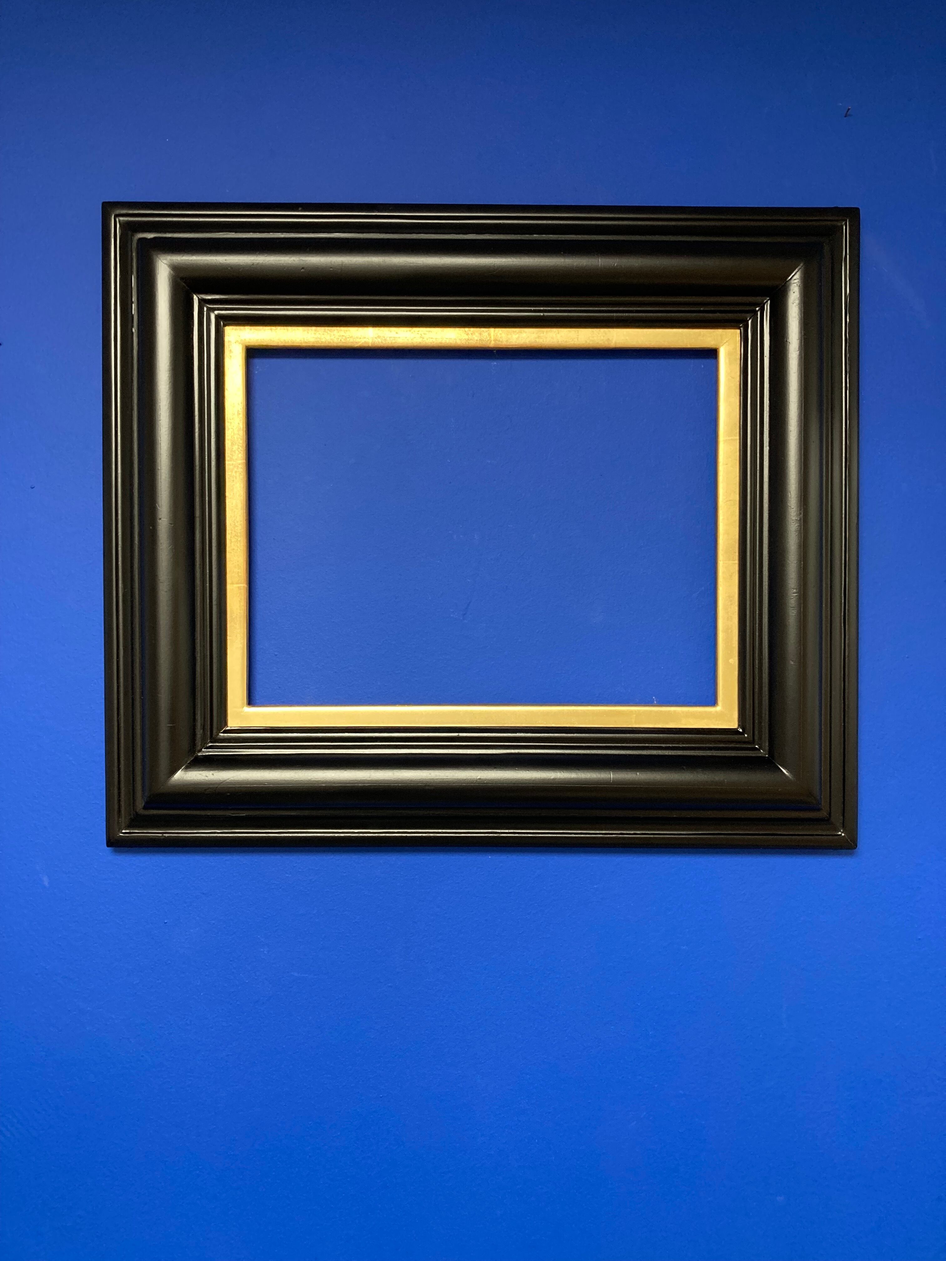 Black frame and vintage gold