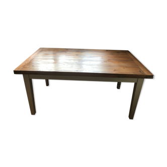 Table to eat expandable in solid poplar