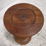 Art Deco wooden pedestal table
