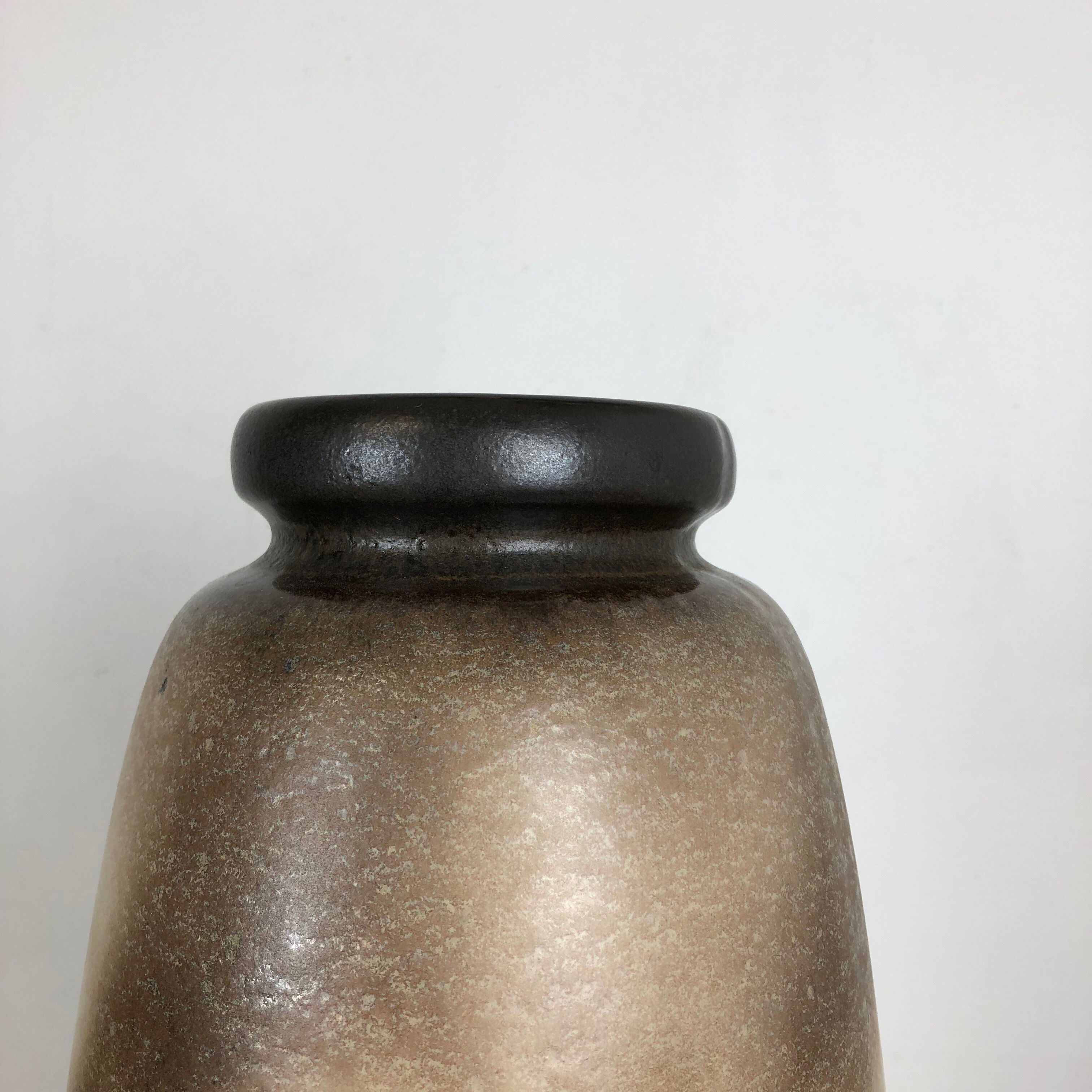 Pottery fat lava multi-color 284-47 floor vase made by Scheurich, 1970s