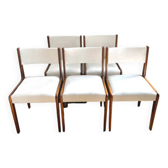 Set of 5 70s chairs