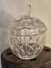 Bonbonnière vintage pomme cristal