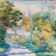 Watercolor painting signed Andrée Chameron (1894-1985)