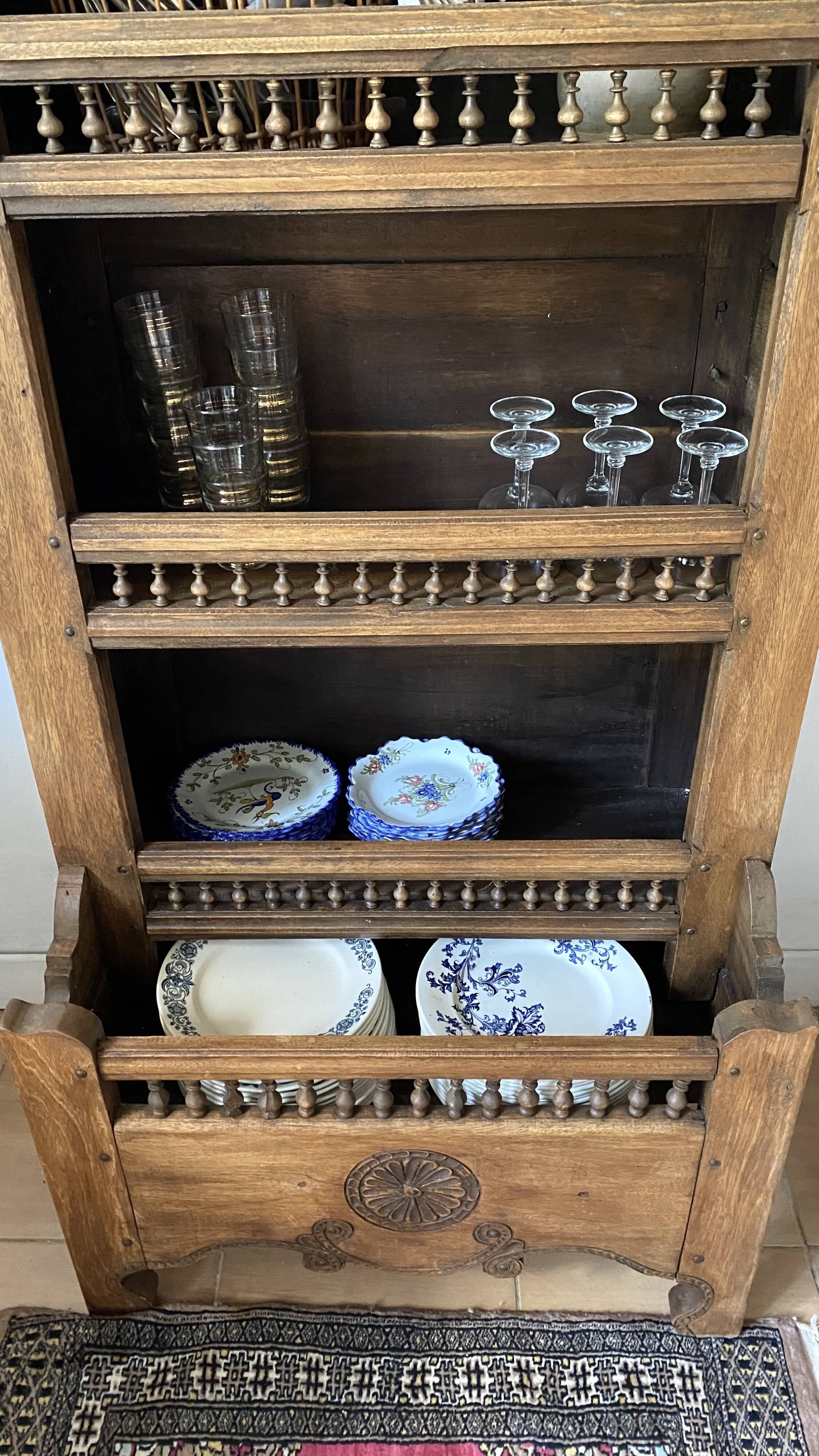 Antique Breton dish drainer
