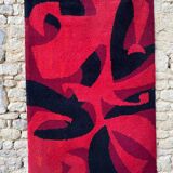 Abstract Wool Rug from the 70s