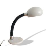 Industrial style gooseneck white table desk lamp
