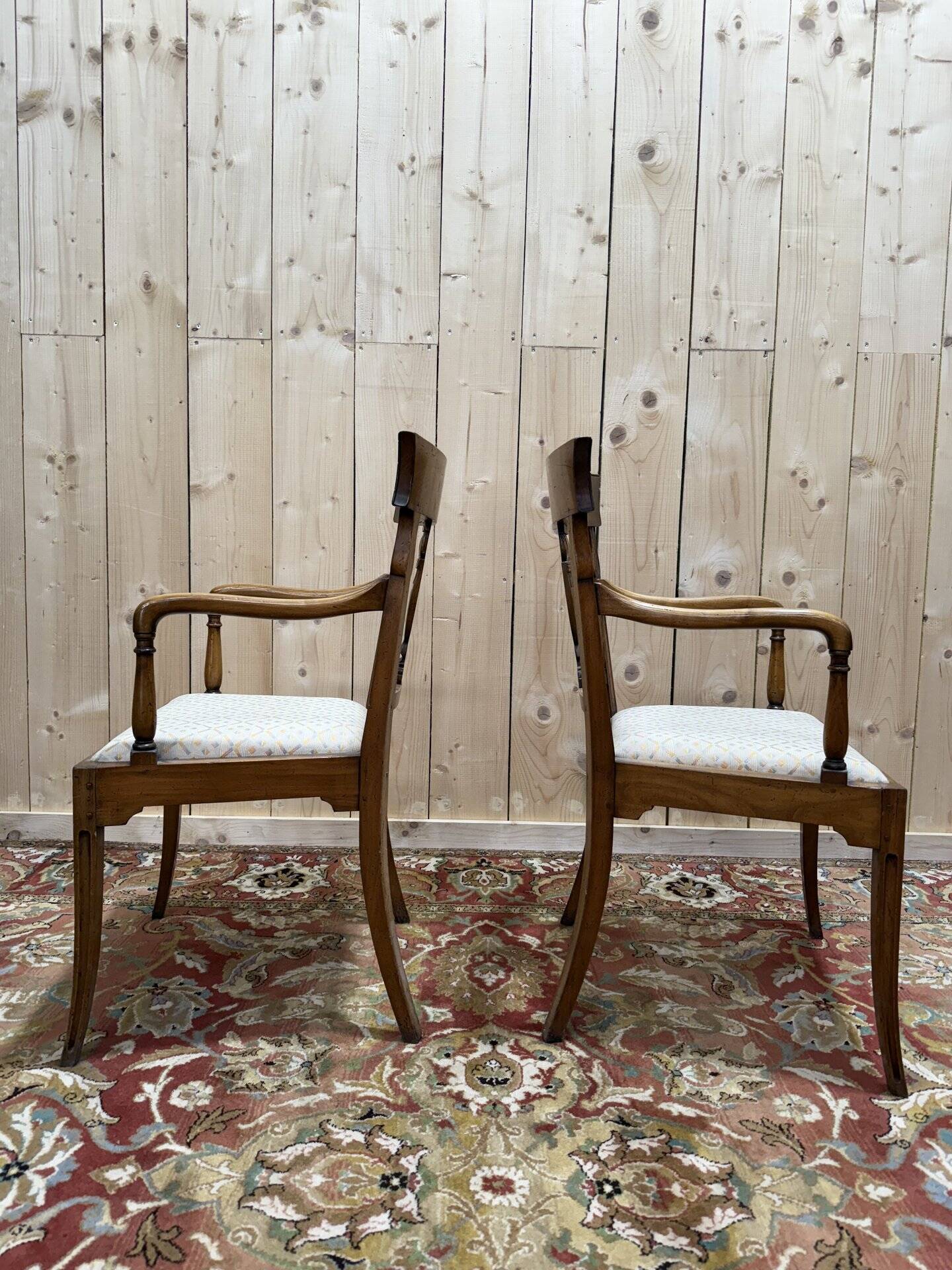 Paire de fauteuil de style Louis XVI - Directoire