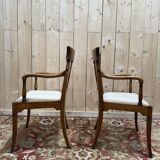 Paire de fauteuil de style Louis XVI - Directoire