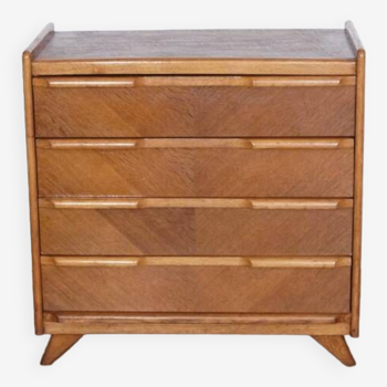 Vintage wooden chest of drawers 1950