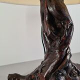 Brutalist lamp in vine stock / art brut / vintage / 50s / Mid-Century / decoration