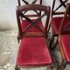 Série de 6 chaises en acajou début XIXeme