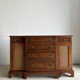 Chiffonier, small 19th century storage unit 1m12 x 74 x 35