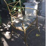 Large office chair circa 1950/60 in Brass