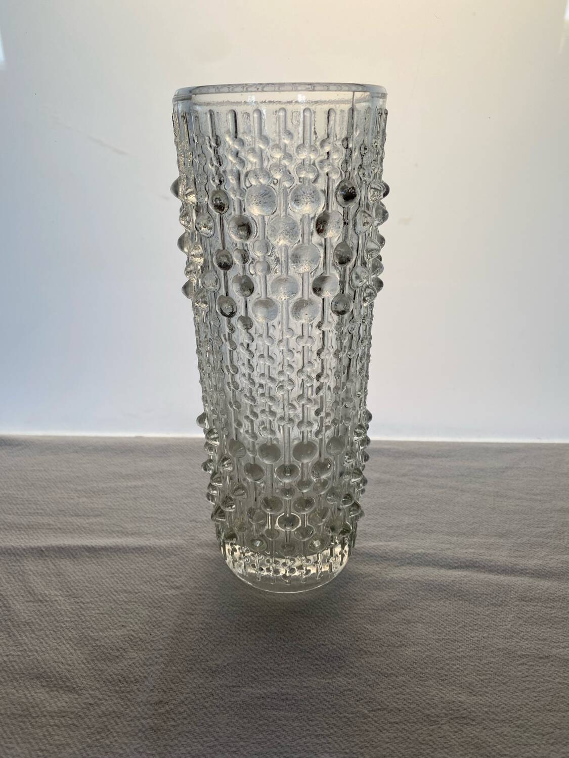 Vase en verre candle wax