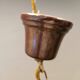 Ceramic hanging lamp, Danish from the 1970s.