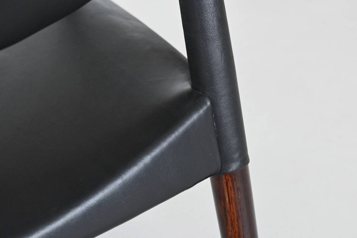 E. Larsen & A. Bender Madsen armchair in rosewood Willy Beck Denmark 1949