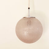 Suspension globe 25 cm Glashutte Limburg, 1970