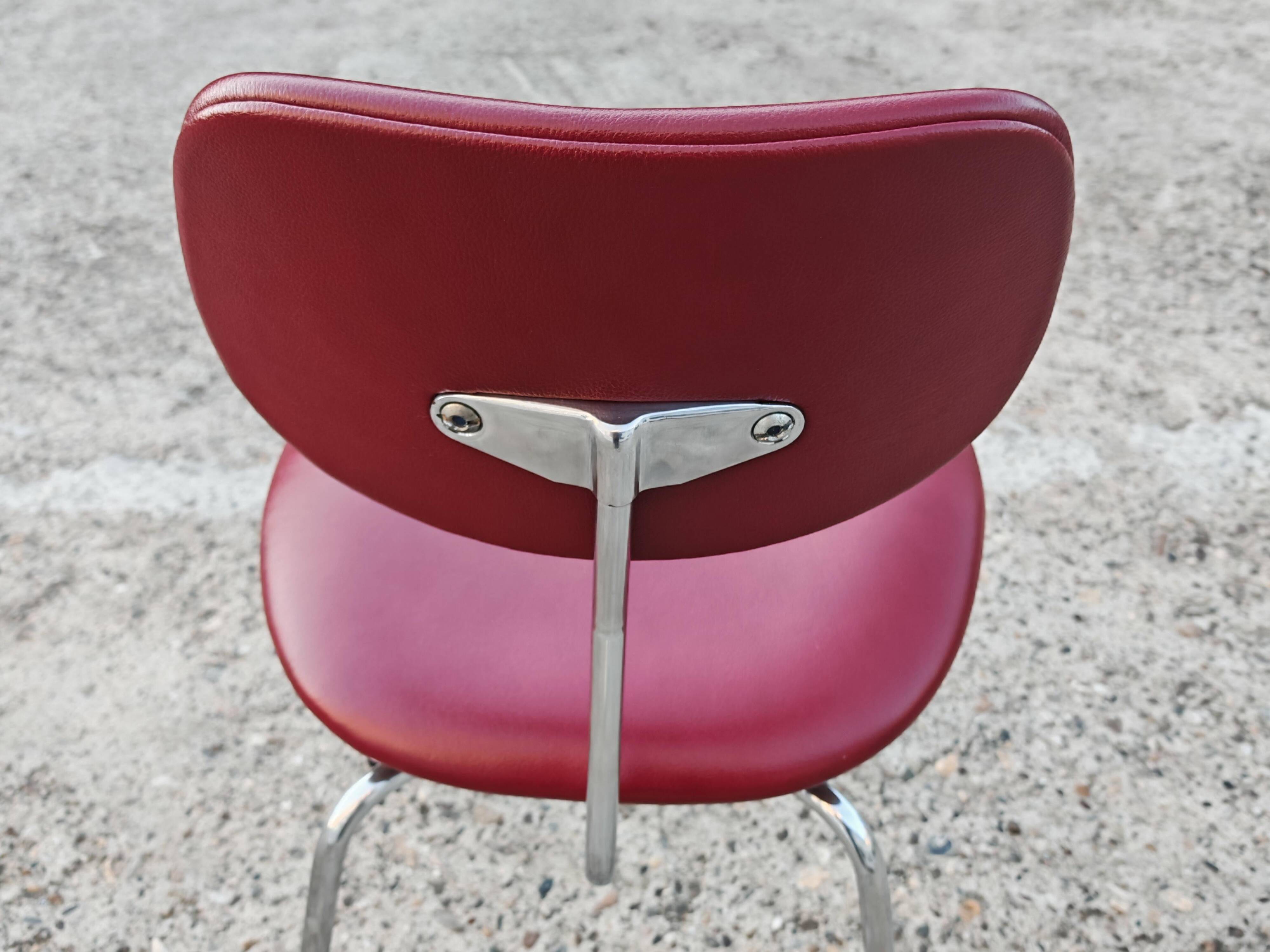 Mid Century leather chair by Egon Eiermann for Wilde & Spieth