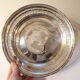 Large openwork basket in silver metal