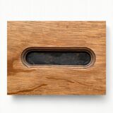 Armoire de notaire en chêne brut massif, 1920