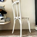 White beech bistro chair