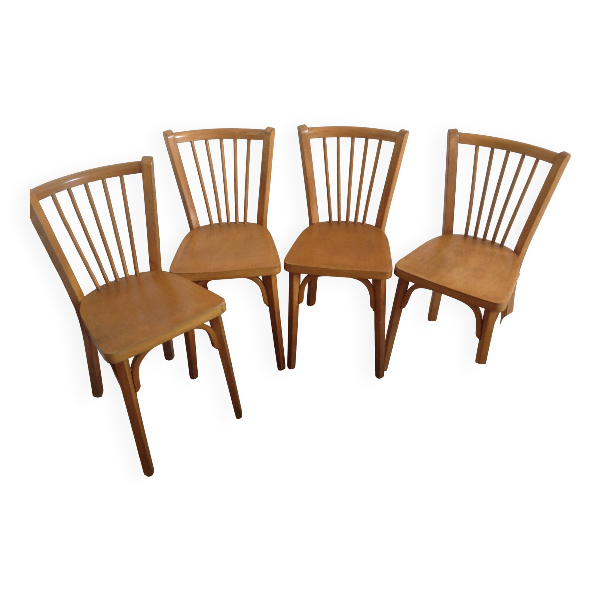 4 vintage Baumann chairs