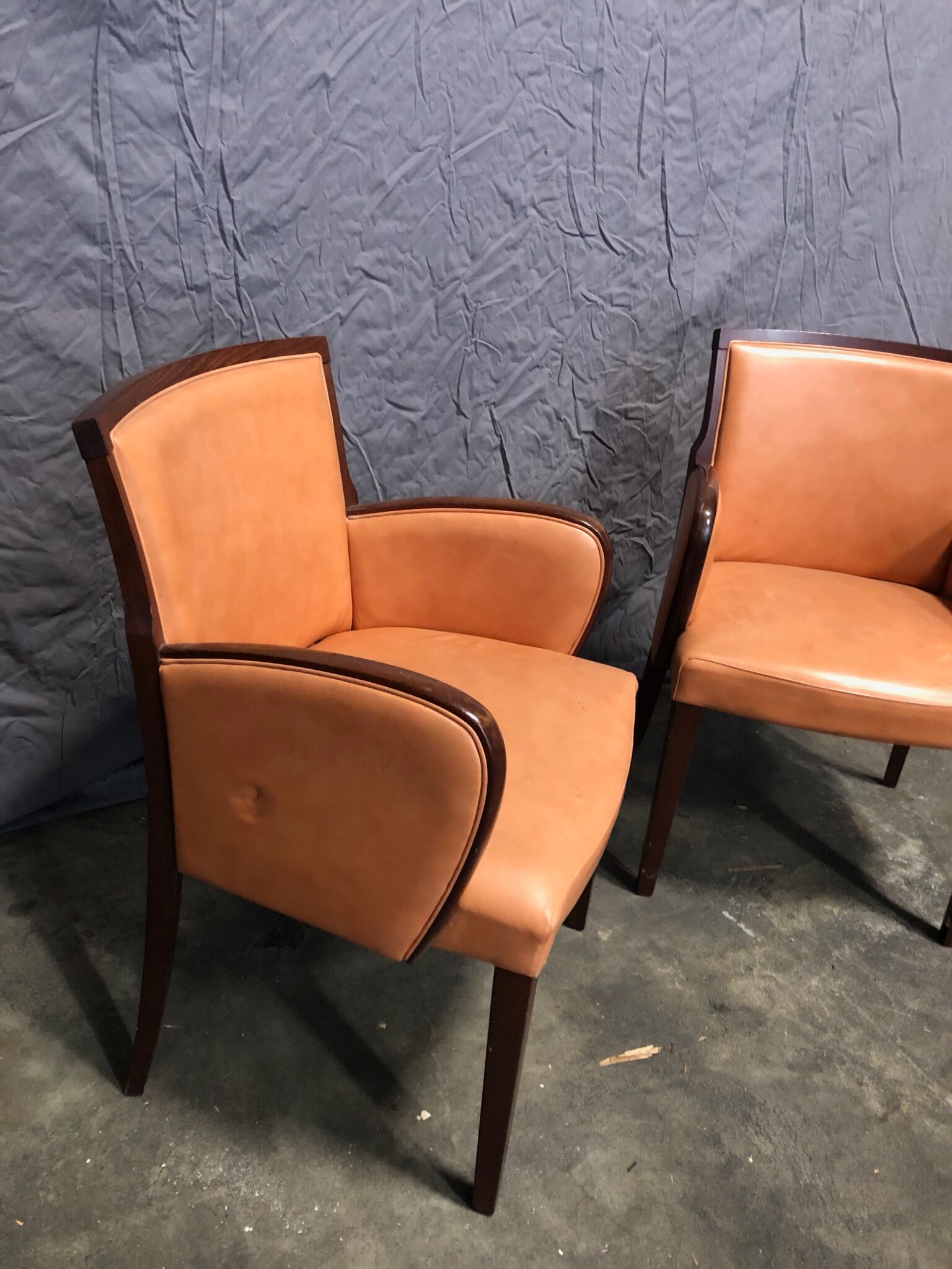 Pair of armchairs from a Dutch hotel