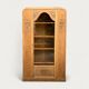 Armoire parisienne vitrée art déco bois brut 1930