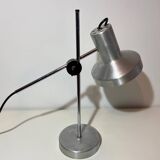 Brushed aluminum desk lamp