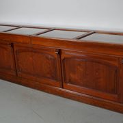 Large Pitch Pine Jewelry Counter/Cabinet, Paris, France, 1930s