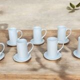 Service à café moderniste en porcelaine Schmid Design Tack - 1959