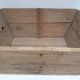 Wooden box trapezoidal