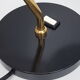 Black office vintage lamp by Jean Boris Lacroix - 1965